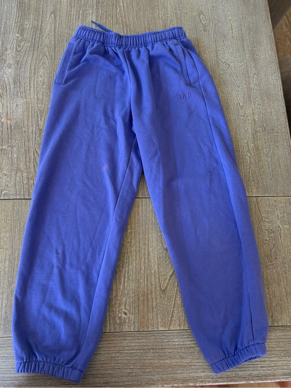 GAP Kids Royal Purple Fleece Joggers
